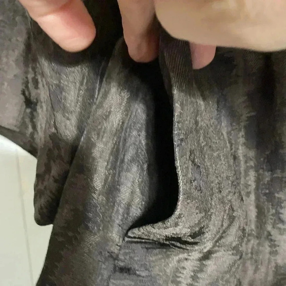 Eileen Fisher brown ramie cotton silk lined blazer jacket size SMALL - Picture 7 of 12